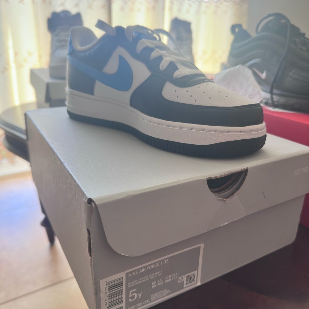 Nike Air Force 1 Low in Black and Blue